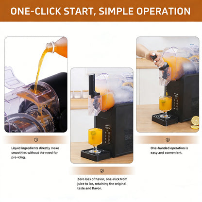 2L Capacity Slushies Maker Frozen Ice Cream Shaved Ice Machine Home & Commercial